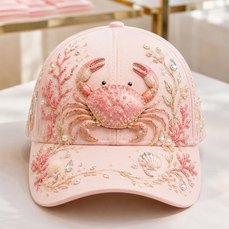 🔥 Last Day 49% OFF – 🌊 Ocean Creatures Embroidery Cap (📦Buy 2 Free Shipping)