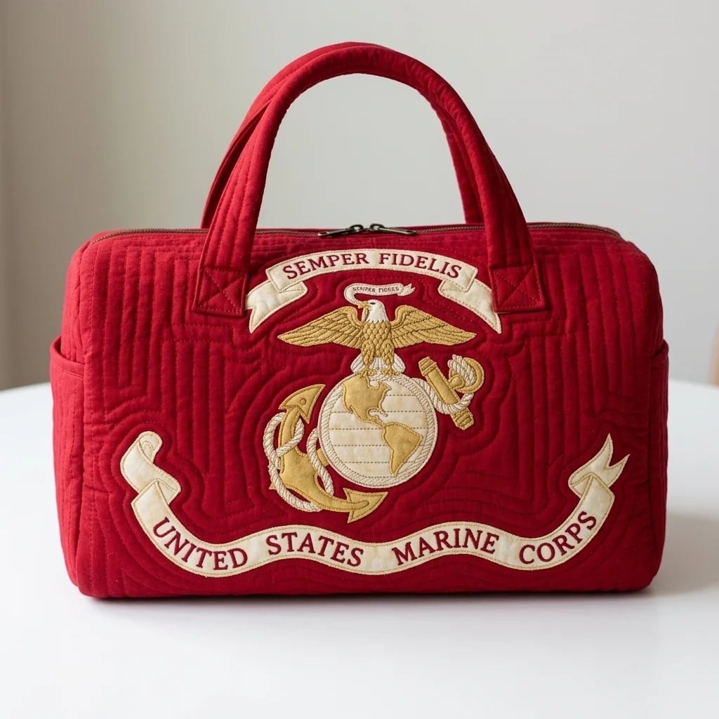 100% Handmade Marine Corps Bag(Michael Kent Handmade®)
