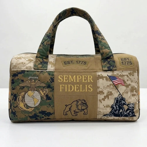 100% Handmade Marine Corps Bag(Michael Kent Handmade®)