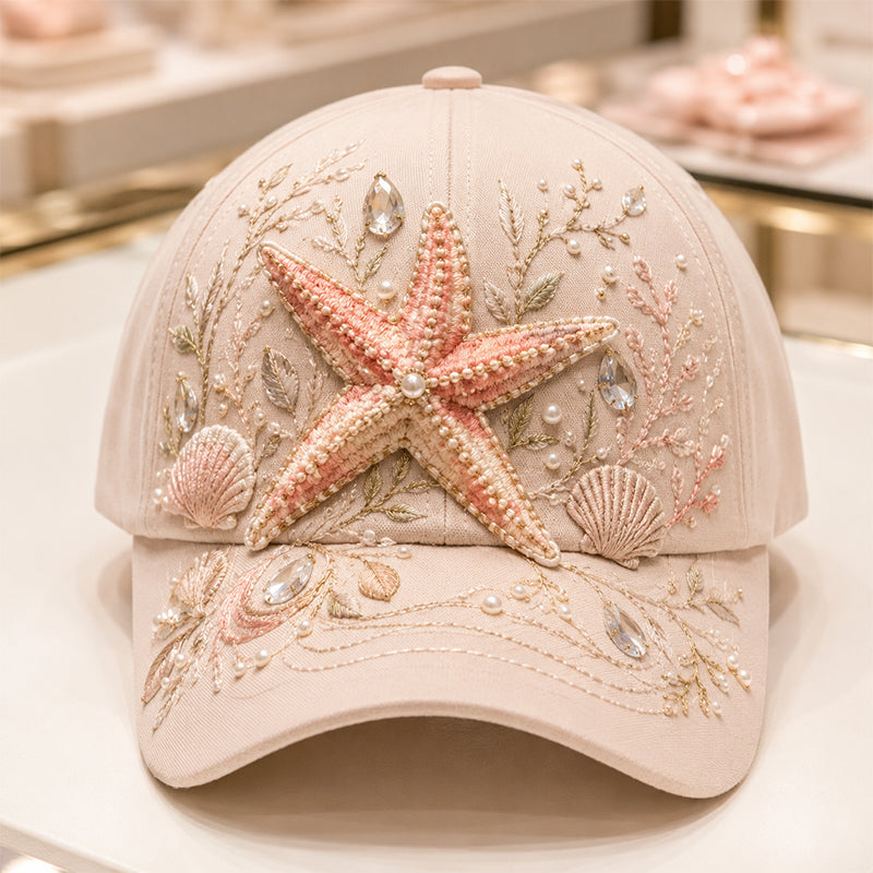 🔥 Last Day 49% OFF – 🌊 Ocean Creatures Embroidery Cap (📦Buy 2 Free Shipping)