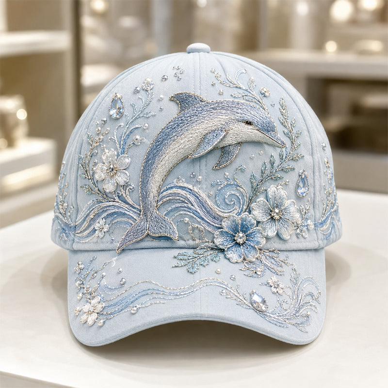 🔥 Last Day 49% OFF – 🌊 Ocean Creatures Embroidery Cap (📦Buy 2 Free Shipping)