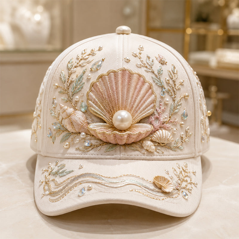 🔥 Last Day 49% OFF – 🌊 Ocean Creatures Embroidery Cap (📦Buy 2 Free Shipping)