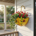Umbrella-Shaped Wall Planter with Rotatable Handle & Drainage